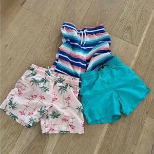 Old Navy Kids' Tropical swim shorts bundle of 3